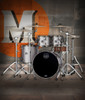 Mapex Saturn Evolution Rock 4-Piece Shell Pack (No Snare) - Gun Metal Grey (SE529XBBPG) | Musician Madness