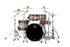Mapex SE529XEMBPZ Saturn Evolution Classic 4-Piece Shell Pack in Exotic Violet Burst finish, snare not included.