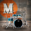 Mapex Saturn Fusion 4-Piece Shell Pack (No Snare) - Aqua Fade (SR504XUQ)
