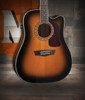 Washburn Heritage 10 Series D10SCE Acoustic-Electric - Tobacco Burst (HD10SCETB-O-U) | Musician Madness