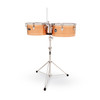 Latin Percussion LP Giovanni 13"/14" Bronze Timbales - Chrome Hardware (LP1314-GIO) | Musician Madness