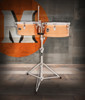 Latin Percussion LP Giovanni 13"/14" Bronze Timbales - Chrome Hardware (LP1314-GIO) | Musician Madness