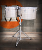 Latin Percussion LP258-S 15"/16" Thunder Timbales - Stainless Steel / Chrome (LP258-S) | Musician Madness
