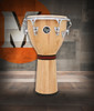 Latin Percussion LP720X Galaxy Classic II 12-1/2" Djembe featuring a natural-finish shell, chrome hardware, premium LP build quality, and deep, resonant tone ideal for world percussion, live performance, and studio recording.