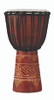 Latin Percussion LP713MR World Beat Wood Art Medium Djembe - Red/Natural (LP713MR) | Musician Madness