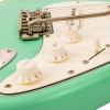 Vintage V6 ICON Electric Guitar in Distressed Ventura Green featuring a relic-style aged finish, Wilkinson hardware and pickups, contoured body, smooth neck profile, and warm vintage-inspired tonal character.