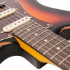 Vintage V6H ICON Electric Guitar - Distressed Tobacco Sunburst (V6HMRSB) | Musician Madness