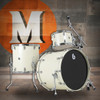 British Drum Co. Enigma Series Club Kit - Satin Olde English White (ENG-22-CB-SEW) | Musician Madness