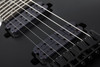 Schecter Damien-6 Left-Handed â€“ Satin Black (2473) featuring high-output pickups, arched top body, fast maple neck, and sleek satin black finish designed for modern heavy playing.