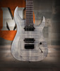 Schecter Sunset-7 Extreme – Grey Ghost (2572) featuring high-output humbuckers, multi-ply body accents, modern 7-string neck profile, and a striking Grey Ghost finish designed for progressive and metal performance.