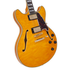 D'Angelico Excel DC XT w/ Case - Vintage Natural Quilt (DAEDCXTQVNATGS) | Musician Madness