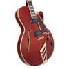 DÃ¢â‚¬â„¢Angelico Excel 59 - Viola (DAE59VIOGT) featuring semi-hollow construction, Seymour Duncan pickups, elegant Viola finish, and refined Excel craftsmanship for warm, articulate jazz and blues tones.