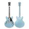 D'Angelico Premier DC with Gig Bag - Sky Blue (DAPDCSKBCS) | Musician Madness