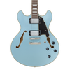 D'Angelico Premier DC with Gig Bag - Sky Blue (DAPDCSKBCS) | Musician Madness