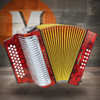 Hohner Corona II Classic FBbEb Accordion - Pearl Red (3523FR) | Musician Madness