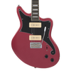 D’Angelico Premier Bedford – Oxblood Bundle (DAPBEDOXBCTR) featuring an offset solid body electric guitar in Oxblood finish, versatile pickup configuration, and an included gig bag plus Supro Delta King 10 amp.