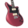Dâ€™Angelico Premier Bedford â€“ Oxblood Bundle (DAPBEDOXBCTR) featuring an offset solid body electric guitar in Oxblood finish, versatile pickup configuration, and an included gig bag plus Supro Delta King 10 amp.