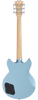 D'Angelico Brighton Double Cutaway - Ice Blue Metallic (DAPBRIIBMCS) | Musician Madness
