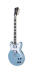 D'Angelico Brighton Double Cutaway - Ice Blue Metallic (DAPBRIIBMCS) | Musician Madness