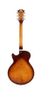 DÃ¢â‚¬â„¢Angelico Premier SS Single Cutaway - Dark Iced Tea Burst (DAPSSDITBNS) featuring a semi-hollow single-cut body, stop-bar tailpiece, dual humbuckers, and a warm Dark Iced Tea Burst finish for expressive modern tones.