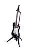Hercules GS415BPLUS PLUS Series Universal AutoGrip Guitar Stand featuring a foldable yoke, AGS locking system, padded arms, and sturdy construction for electric, acoustic, and bass guitars.