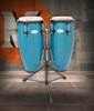 Toca Synergy 10"/11" Conga Set with Stand - Bahama Blue (2300BB) | Musician Madness
