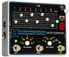 Electro-Harmonix 8 Step Program (8STEP) expression sequencer featuring eight adjustable control sliders, tap tempo, preset functions, and CV/expression output for advanced modulation control.