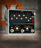 Electro-Harmonix 8 Step Program (8STEP) expression sequencer featuring eight adjustable control sliders, tap tempo, preset functions, and CV/expression output for advanced modulation control.
