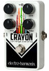 Electro-Harmonix Crayon Full-Range Overdrive (CRAYON 69) featuring independent bass and treble EQ, full-range transparent overdrive circuitry, and compact EHX enclosure design.