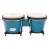 The Toca Synergy Bongos (2100BB) feature 6" and 6-3/4" shells with a bold blue finish and durable construction. Equipped with natural rawhide heads and sturdy black hardware, these bongos produce warm, resonant tone with reliable projection, making them ideal for students, hobbyists, and everyday percussion use.