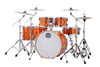 The Mapex Mars Maple MM628SFUOG Studioease Shell Pack features 100% maple shells that deliver warm resonance, smooth mids, and articulate highs. The fast tom Studioease setup enhances responsiveness and tonal clarity, while the Glossy Amber finish provides a striking stage-ready appearance. With SONIClear bearing edges for easier tuning and improved head-to-shell contact, this kit is ideal for versatile drummers performing in studios or on stage.