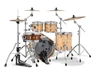 Mapex Saturn VI Fusion Shell Pack 4-Piece - Exotic Natural Burl (SR504XZXN) | Musician Madness