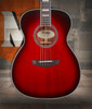 D'Angelico Tammany Orchestra E Acoustic Guitar - Trans Black Cherry Burst (DAPOMTBCBAPS) | Musician Madness