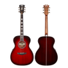 D'Angelico Tammany Orchestra E Acoustic Guitar - Trans Black Cherry Burst (DAPOMTBCBAPS) | Musician Madness