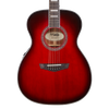 D'Angelico Tammany Orchestra E Acoustic Guitar - Trans Black Cherry Burst (DAPOMTBCBAPS) | Musician Madness
