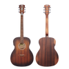 The Dâ€™Angelico Tammany LS Orchestra E (DAPLSOMAGDCP) features an Aged Mahogany finish that highlights the warm, woody character of its tone. The LS Orchestra body offers balanced projection and comfortable playability, while the slim-profile neck makes it easy for players of all levels. Ideal for songwriting, practice, and intimate performances, this model blends organic tone with classic Dâ€™Angelico style.