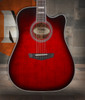 The Dâ€™Angelico Bowery Dreadnought CE (DAPD500TBCBAPS) features a bold Trans Black Cherry Burst finish paired with a full-size dreadnought body for rich lows, strong projection, and classic acoustic warmth. The cutaway design allows easy upper-fret access, while the onboard electronics deliver clear, natural amplified soundâ€”making it ideal for stage use, worship settings, and songwriting.