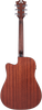 D'Angelico Bowery LS Dreadnought CE - Mahogany Satin (DAPLSD500MAHCP) | Musician Madness