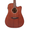 D'Angelico Bowery LS Dreadnought CE - Mahogany Satin (DAPLSD500MAHCP) | Musician Madness