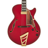 The Dâ€™Angelico Excel SS Thinline Hollow Body (DAESSSGT) delivers classic hollow-body warmth with enhanced comfort thanks to its slim single-cutaway design. Finished in rich Dark Cherry Burst, it features high-quality pickups, elegant binding, gold hardware, and the signature Dâ€™Angelico headstock. Ideal for jazz, blues, soul, and players seeking smooth articulation with vintage-inspired style.