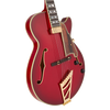 The Dâ€™Angelico Excel SS Thinline Hollow Body (DAESSSGT) delivers classic hollow-body warmth with enhanced comfort thanks to its slim single-cutaway design. Finished in rich Dark Cherry Burst, it features high-quality pickups, elegant binding, gold hardware, and the signature Dâ€™Angelico headstock. Ideal for jazz, blues, soul, and players seeking smooth articulation with vintage-inspired style.