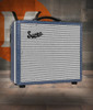 The Supro 1608R Montauk Combo Amp features a 15-watt Class A tube design paired with a 10" speaker for dynamic, harmonically rich tone. With authentic Supro tube-driven reverb, responsive breakup, and the iconic Blue Rhino covering, it delivers boutique-style sound in a compact, gig-ready package. Perfect for blues, rock, and studio recording applications.