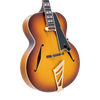 The Dâ€™Angelico DAESTBDITBGT Archtop Hollow Body Guitar features a beautifully sculpted body with carved-style archtop construction, delivering warm, resonant tone ideal for jazz, blues, and classic styles. Its Dark Iced Tea Burst finish highlights the elegant vintage aesthetic, while the comfortable neck and quality electronics provide smooth playability and rich amplified sound. A sophisticated instrument built with Dâ€™Angelicoâ€™s timeless craftsmanship.