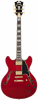 D'Angelico Double Cutaway Electric Guitar w/ Gig Bag - Trans Cherry (DAEDCTCH2GS) | Musician Madness