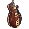 D'Angelico Single Cutaway w/ Stairstep Tailpiece w/ Gig  Bag - Amaretto Burst (DAESSARBGT) | Musician Madness