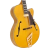 The DÃ¢â‚¬â„¢Angelico Single Cutaway Hollowbody in Amber (DAE16AMBGT) delivers warm jazz tone, classic archtop styling, and includes a fitted case. Available at Musician Madness.