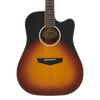 Dâ€™Angelico Bowery Dreadnought CE acoustic-electric guitar in Vintage Sunset featuring a full dreadnought body, cutaway design, vibrant sunset finish, onboard electronics, bold projection, and an included gig bag.