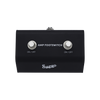 Supro SFS2 Dual Amp Footswitch featuring dual switching functionality, durable construction, compatible amp connectivity, and streamlined design for live performance use.