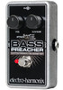 Electro-Harmonix Bass Preacher pedal featuring responsive compression controls, enhanced sustain for bass guitar, durable construction, and clean dynamic shaping for studio or live performance.