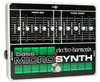 Electro-Harmonix Bass Micro Synth pedal featuring analog oscillator, sub-octave, square wave, and attack delay voices, with full envelope control for rich vintage-style bass synthesizer tones.